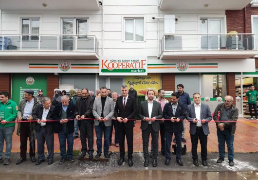 TARIM KREDİ KOOPERATİFİ MARKET KARAKÖPRÜ MAHALLESİ’NDE AÇILDI