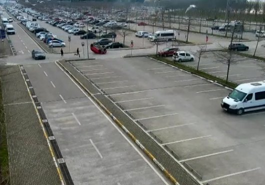 AKIL ALMAZ KAZA KAMERALARA BU ŞEKİLDE YANSIDI