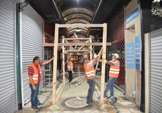 KAPANÖNÜ ÇARŞISINDA TARİHİ DEĞİŞİM BAŞLADI
