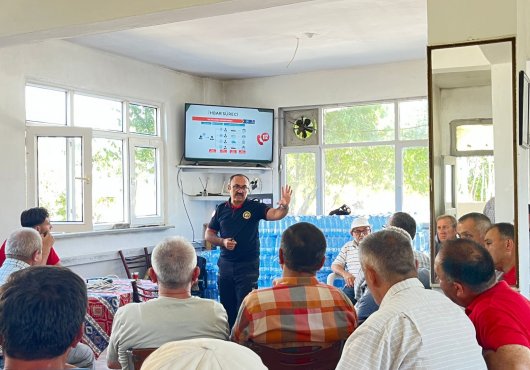 İtfaiyeden yangınlara karşı farkındalık eğitimi