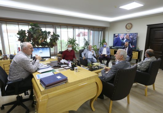 İLİM YAYMA  CEMİYETİ, BAŞKAN AYGÜN'Ü ZİYARET ETTİ