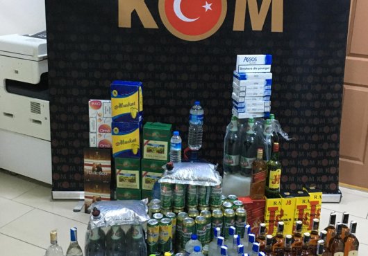 Yılbaşı  öncesi kaçak içki operasyonu.