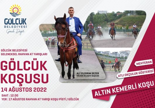 RAHVAN AT YARIŞI VE OKLU ATÇILIK GÖSTERİSİ HEYECANI GÖLCÜK'TE