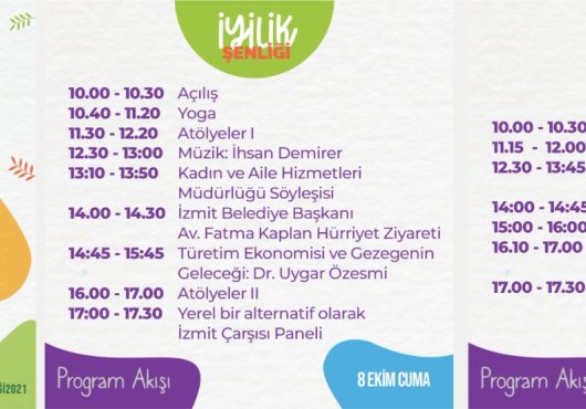 İZMİT ÇARŞISI İYİLİK ŞENLİĞİ BAŞLIYOR