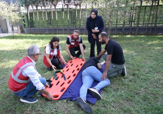 Afet İşleri personeline ilk yardım eğitimi